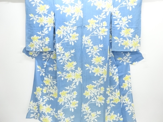 Japanese Kimono / Chirimen Kinsha Silk
